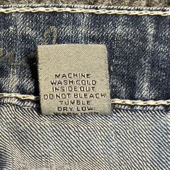 ND Weekend Pants‎ Womens 14 Denim Blue Jeans Embroidered Cross Pocket Stretch - Picture 9 of 16